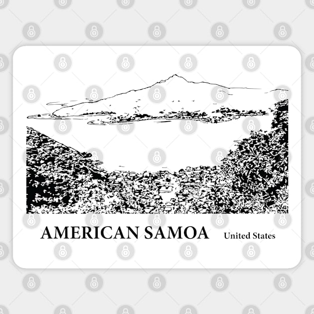 American Samoa Magnet by Lakeric